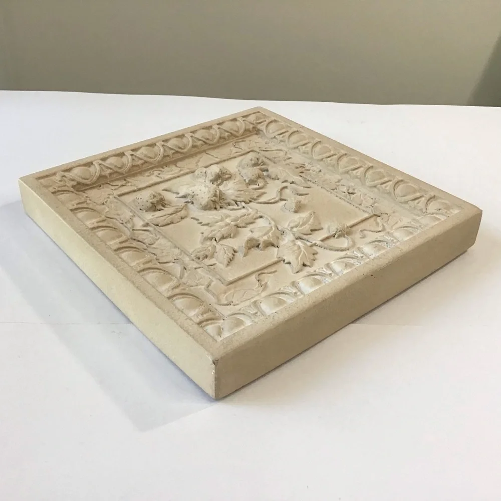 Decorative Cream Strawberry Relief Wall Tile - Unbranded